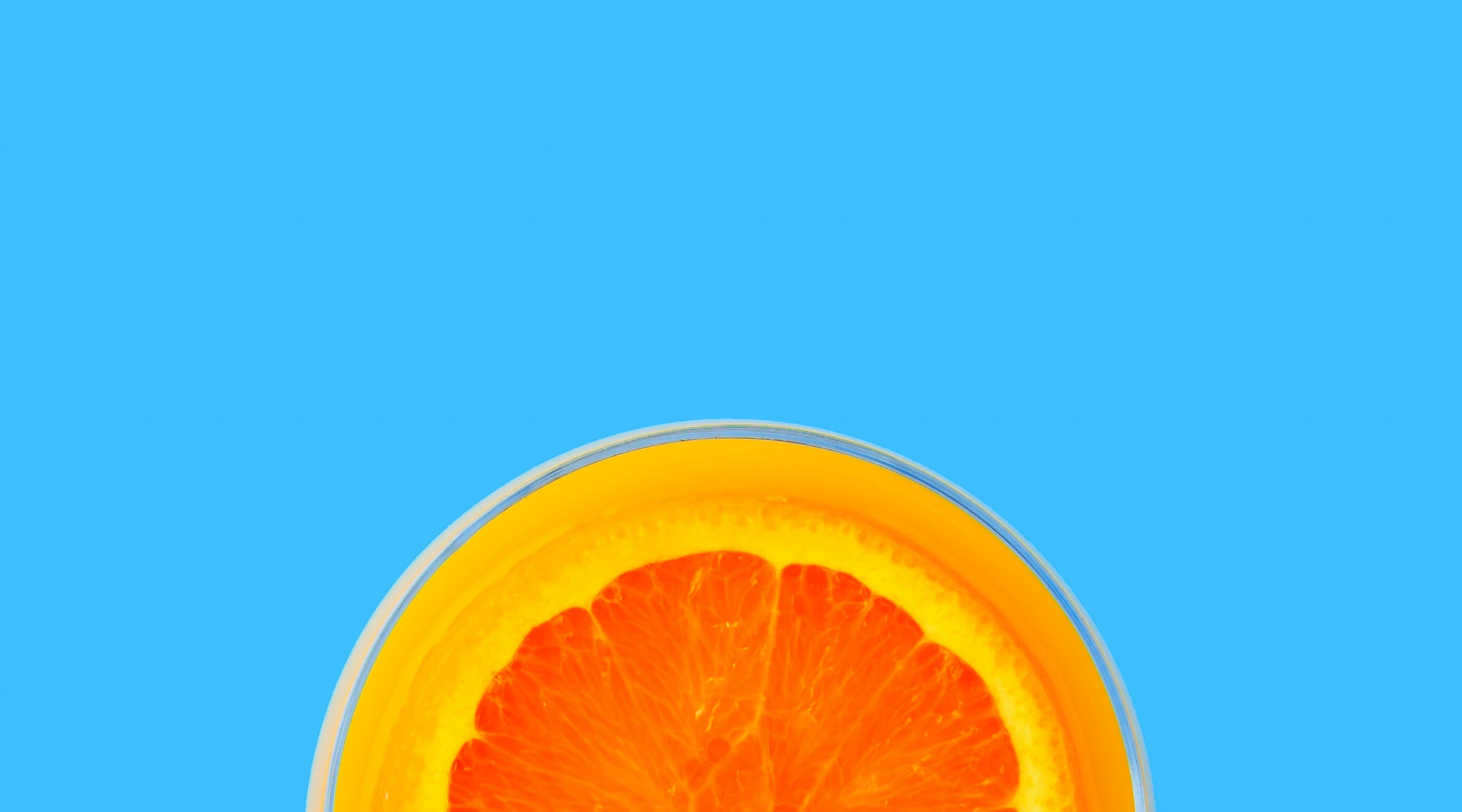 Half of an orange